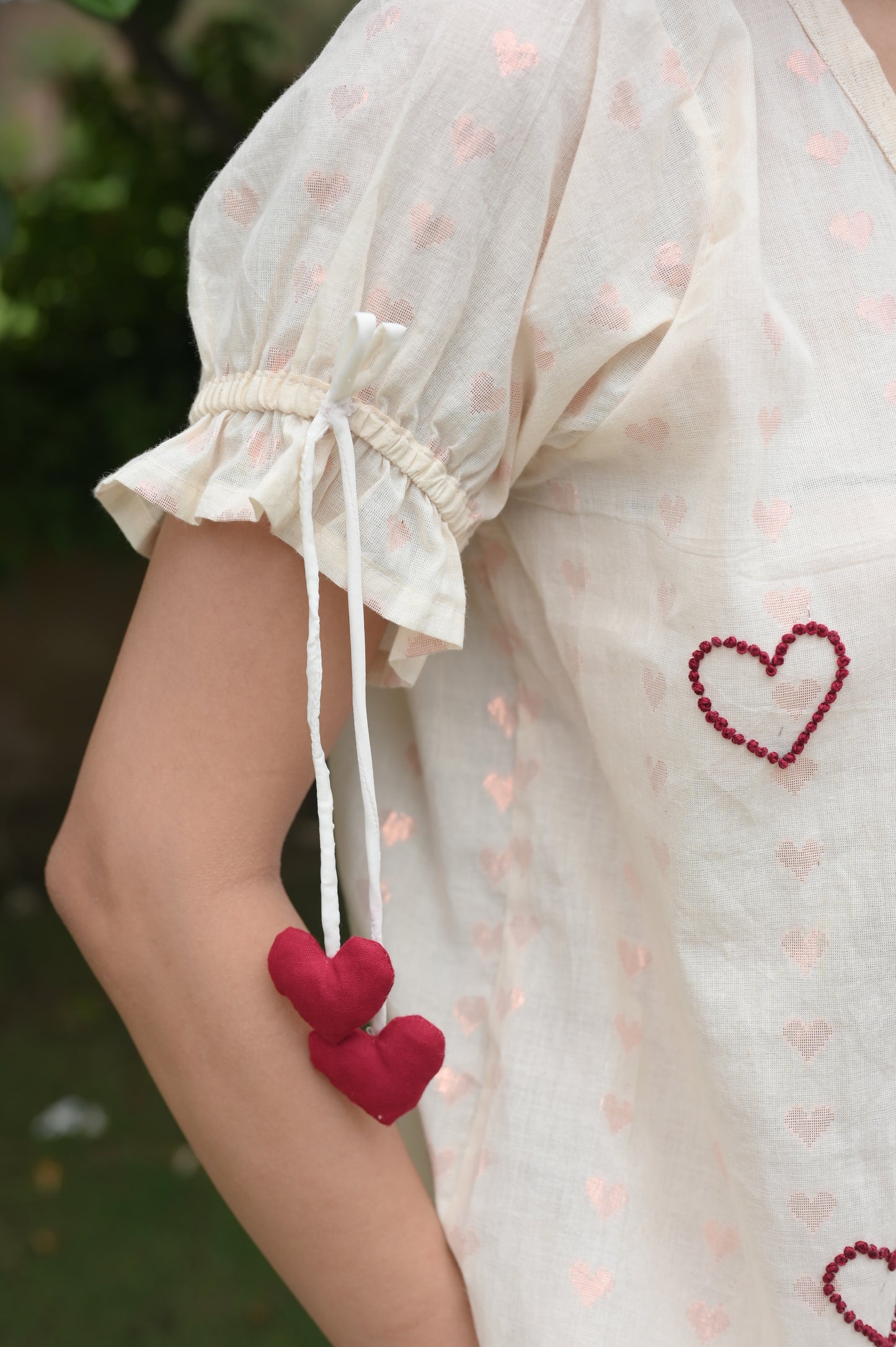 Clubs and Hearts cotton top