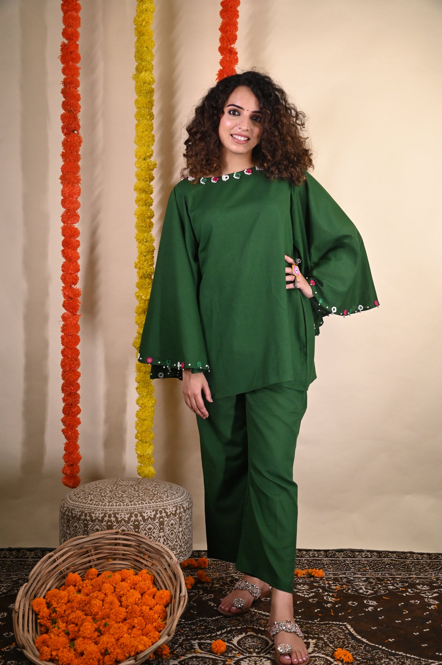 Mohini Linen Kurta set(set of 2)