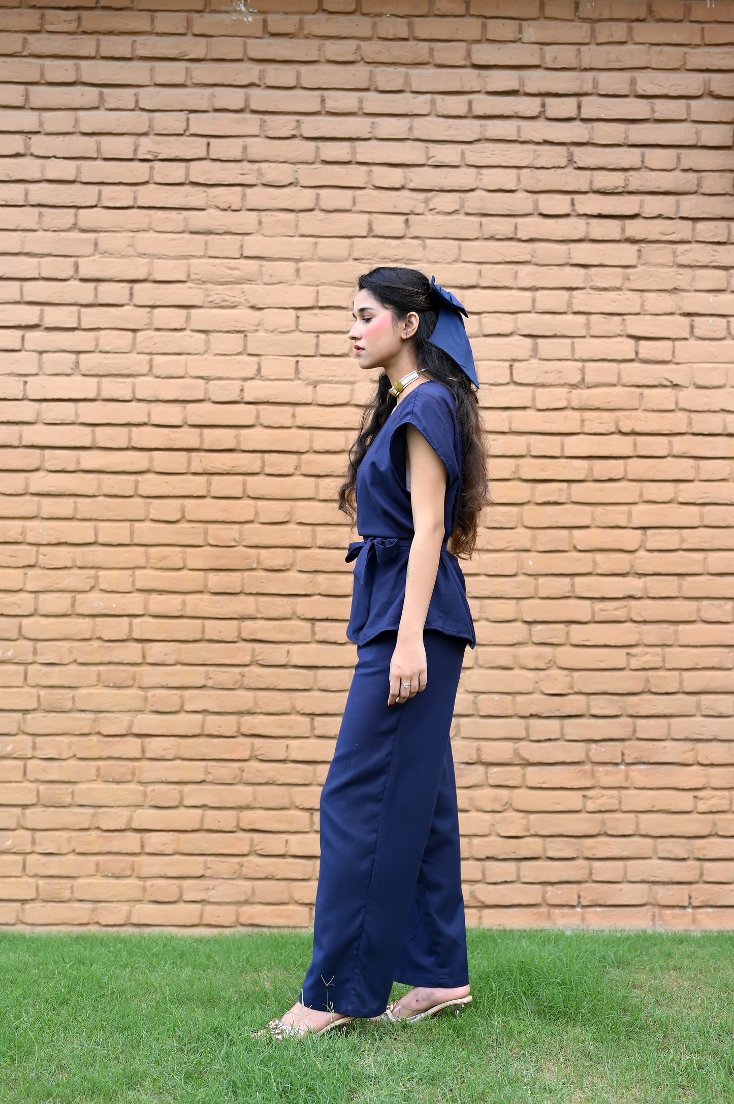 Tie around Linen Co-ord