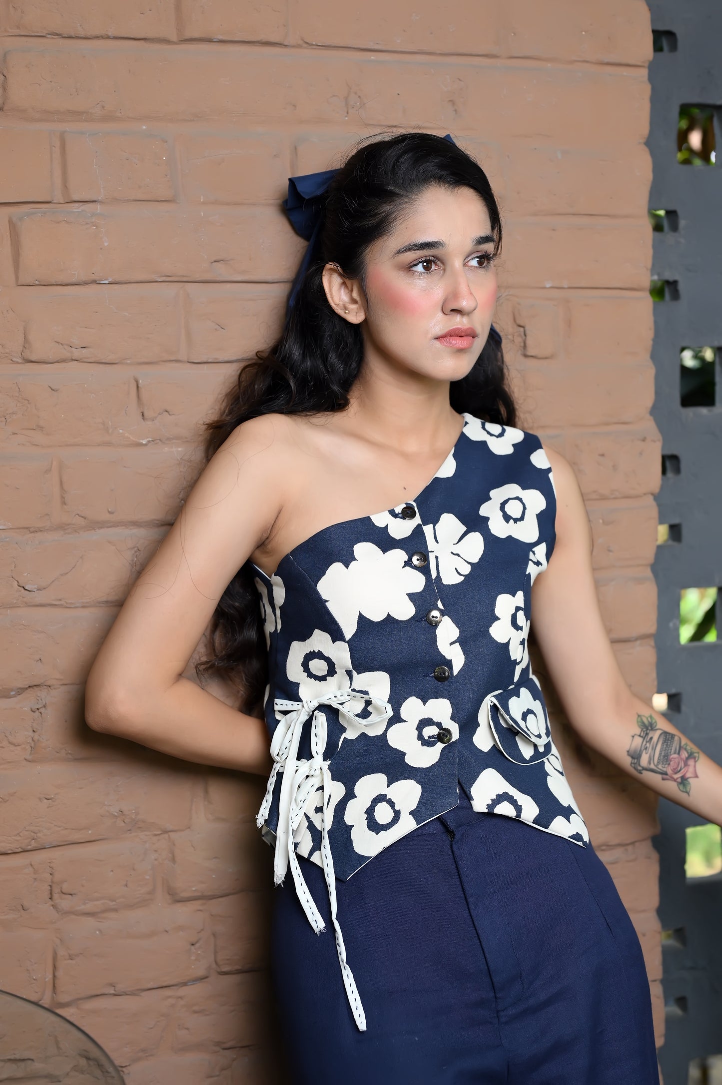 Floral Linen- Mom Daughter and Father set