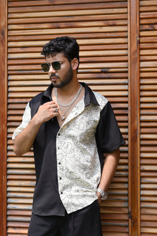 Half/Half Mens Co-ord set