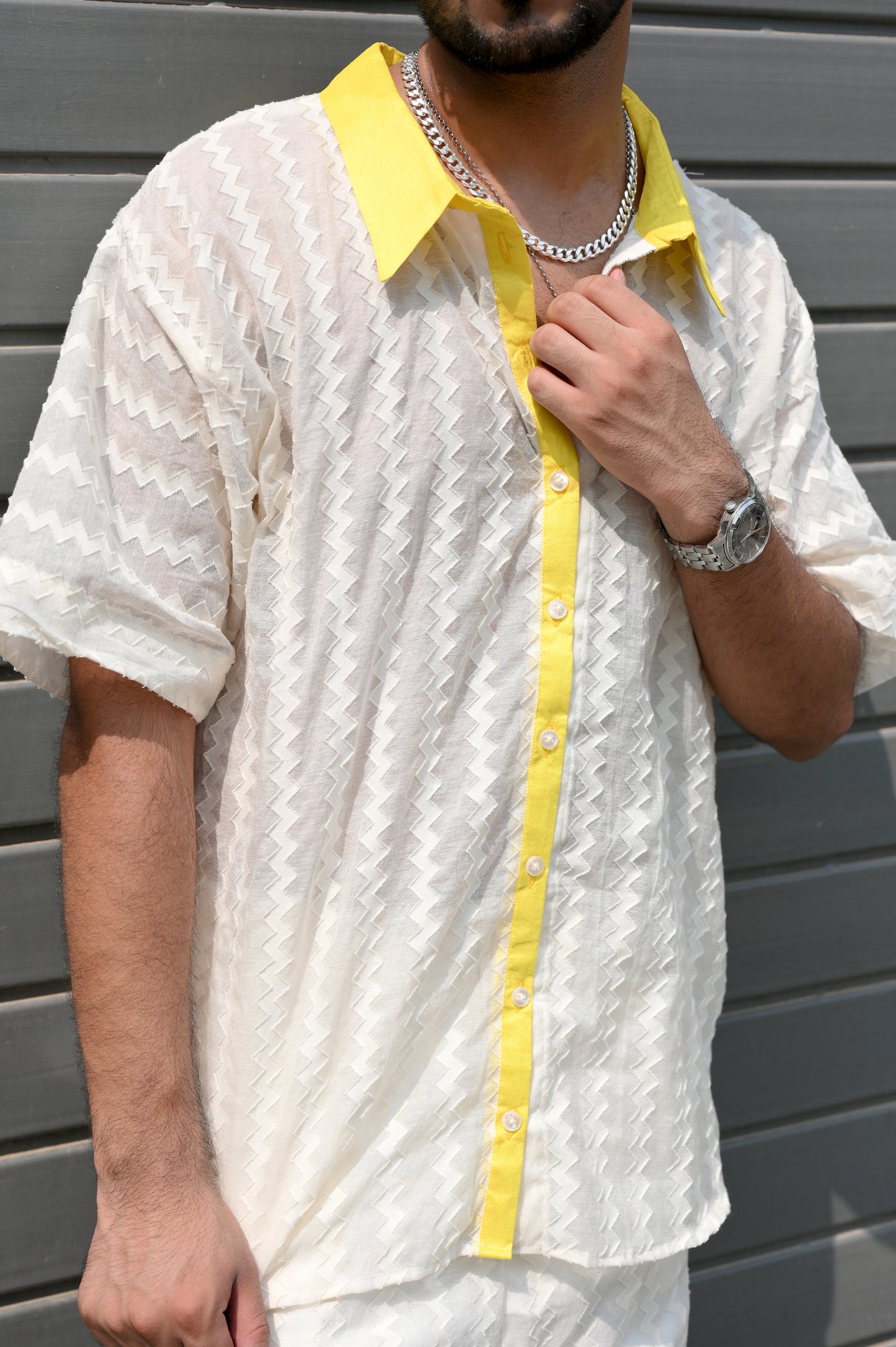 Off white zig-zag Men's shirt
