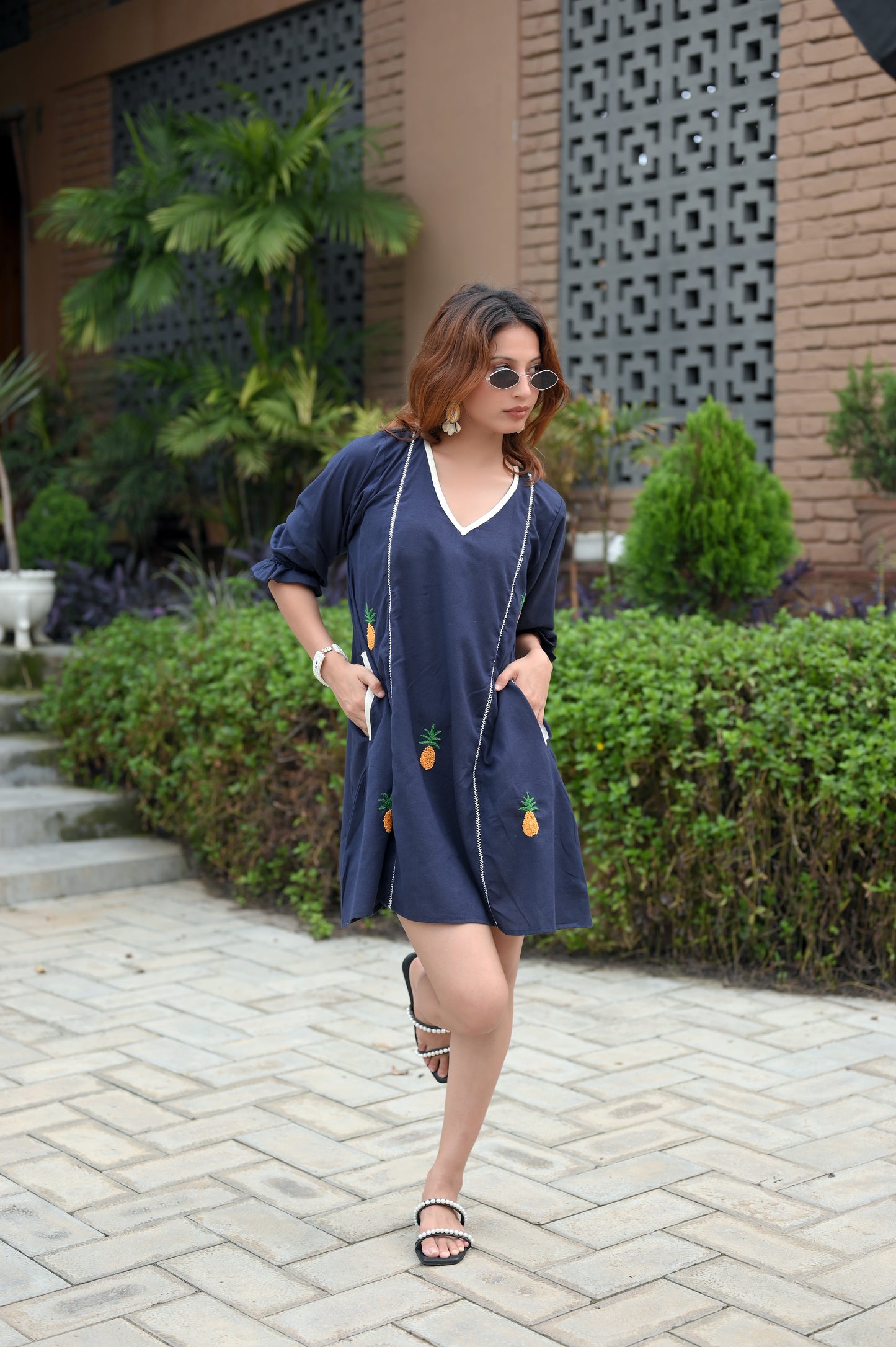 Twinning Best Friends / Sister linen dress