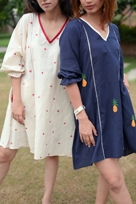 Twinning Best Friends / Sister linen dress