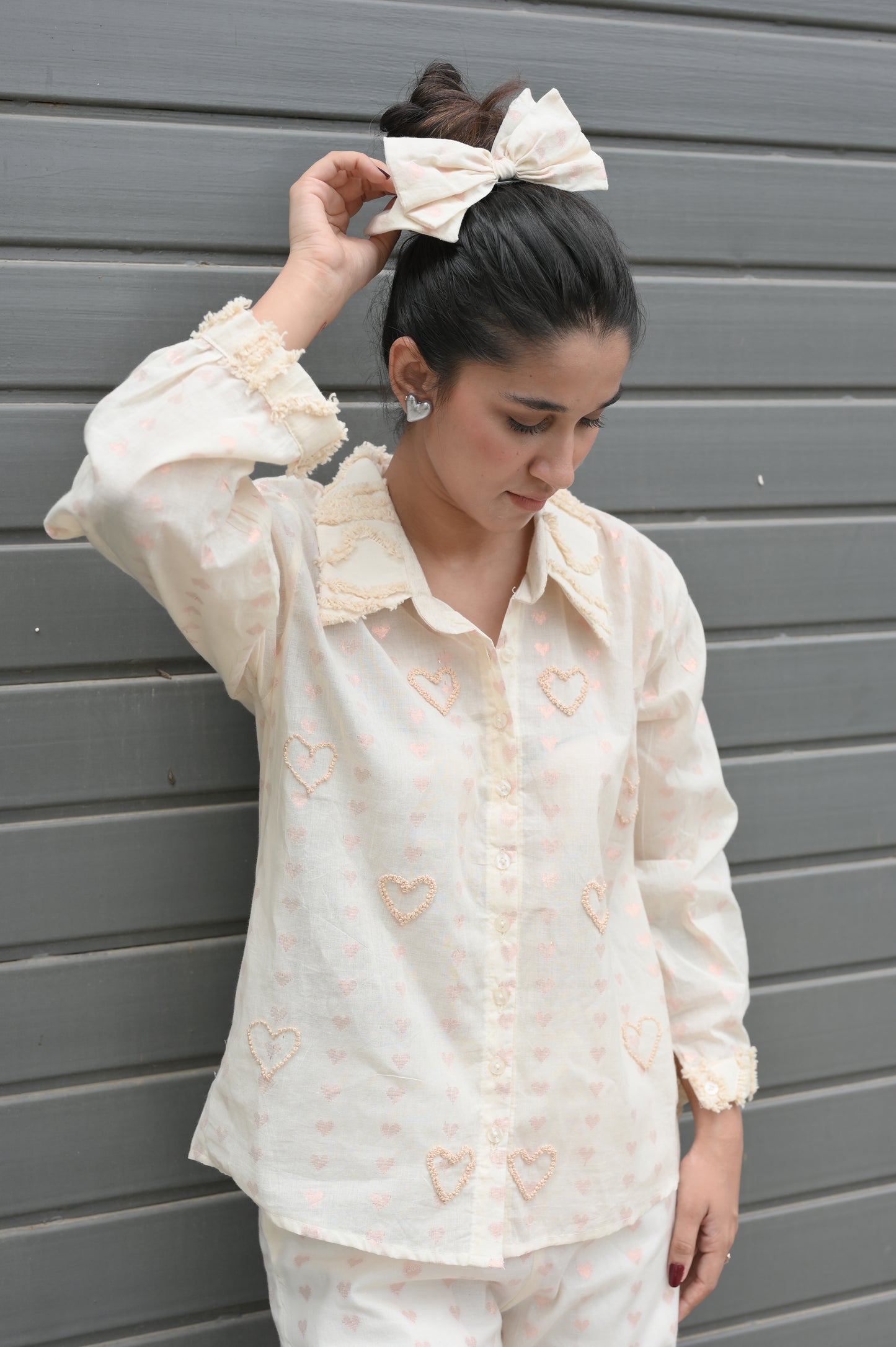 Love my Heart Out cotton shirt