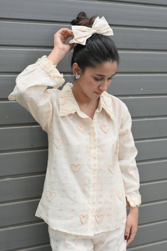 Love my Heart Out cotton shirt