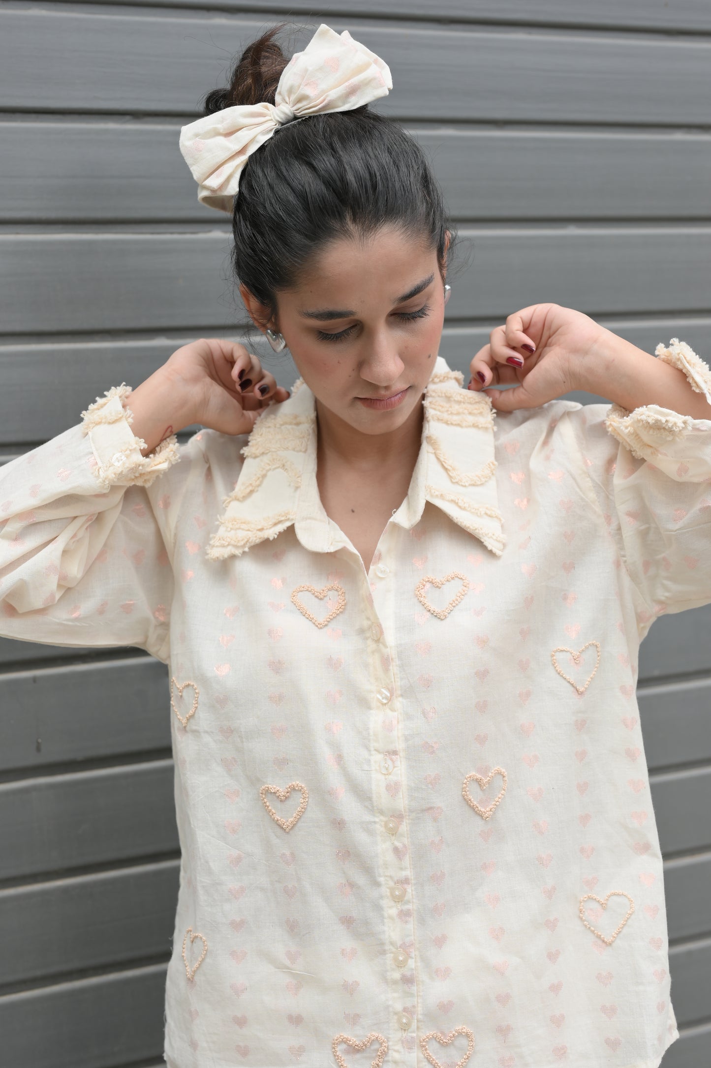 Love my Heart Out cotton shirt