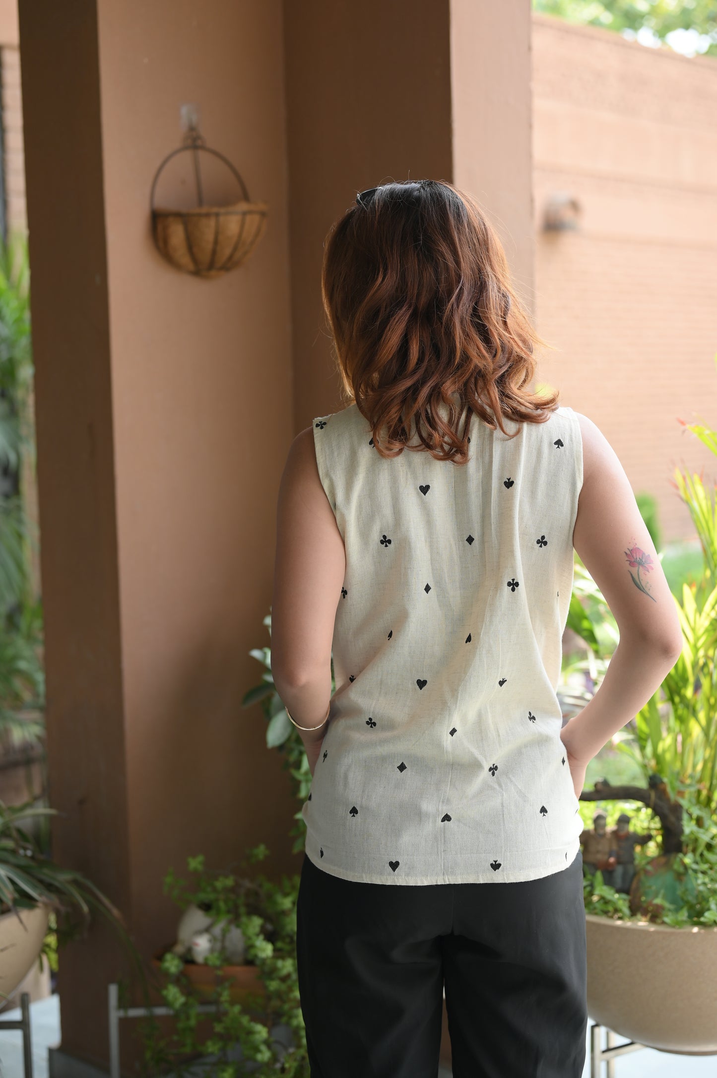 Spades Linen top