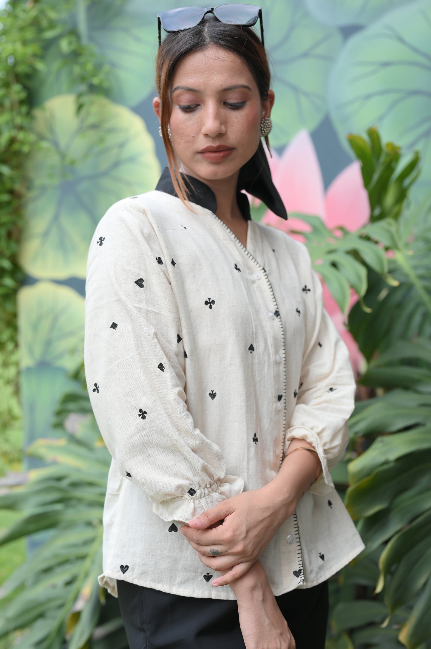Spades Linen Co-ord set