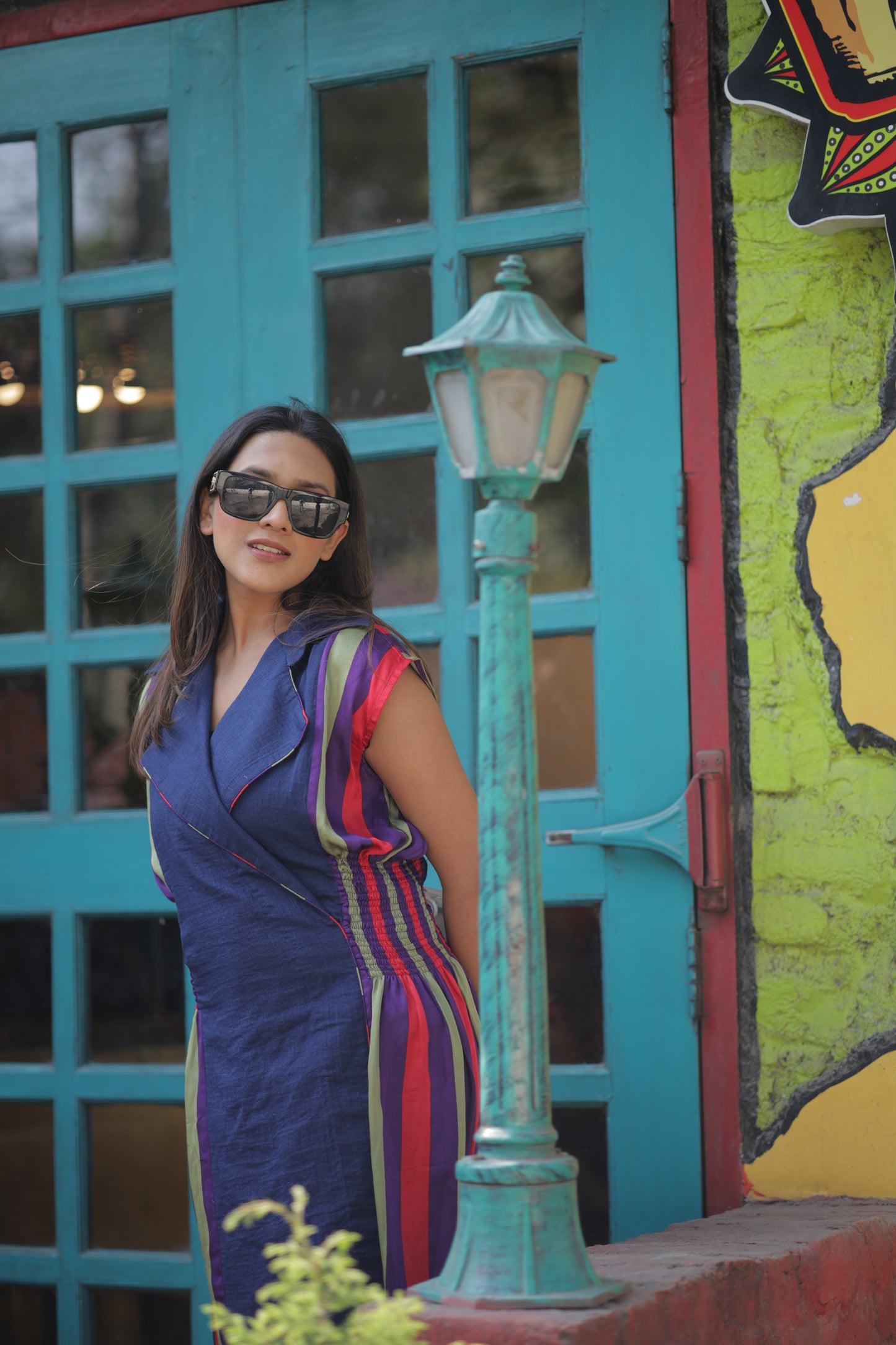 Stripe Punch Dress