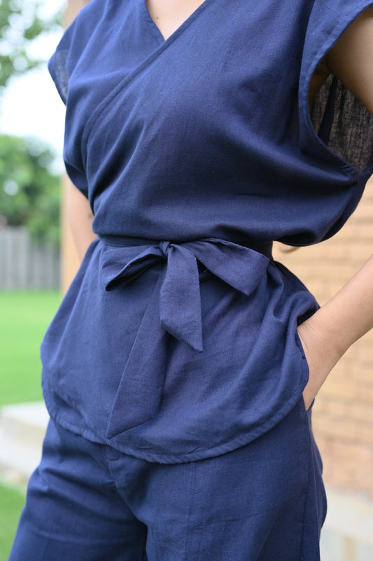 Tie around Linen Co-ord
