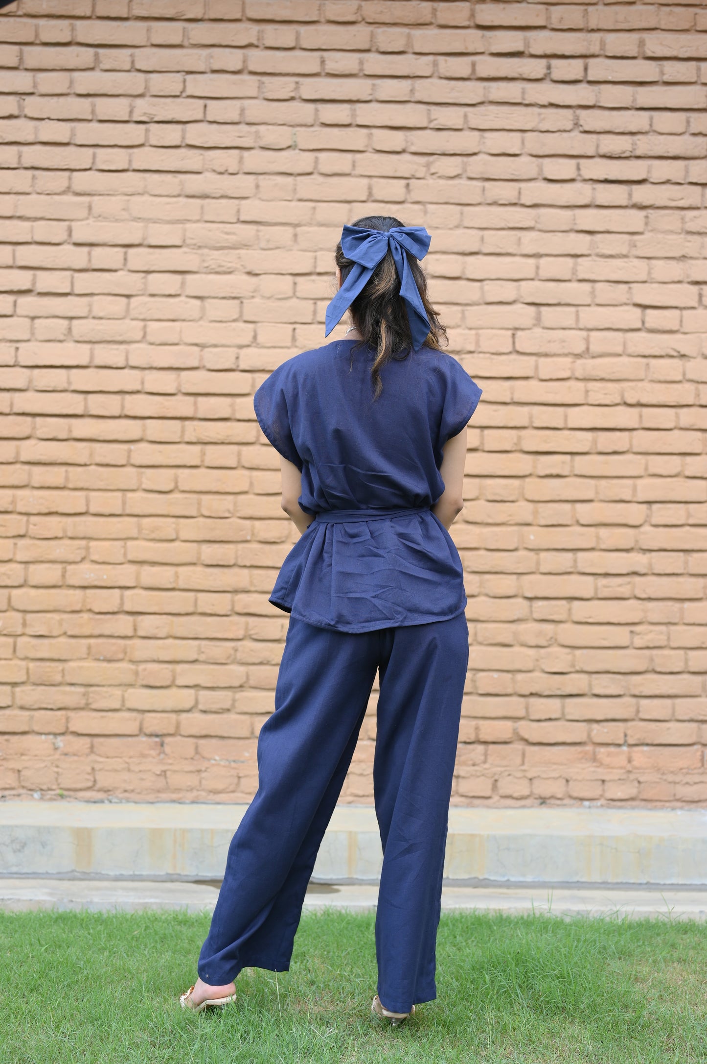 Tie around Linen Co-ord